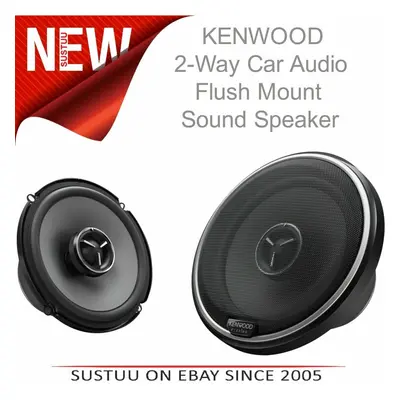 New Kenwood KFC X174?2Way Flush Mount Speaker?In Car Audio Door Shelf?17cm-240w