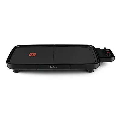 Tefal CB642840 Planch Booster CB642840-Black, plancha, Indoor, Grill, W, Black