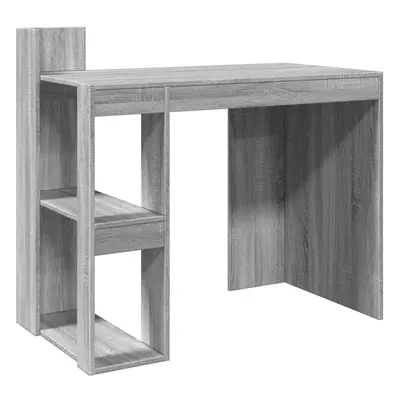 (grey sonoma) vidaXL Office Desk Computer Desk Writing Table Study Table Engineered Wood