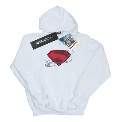 (XL, White) DC Comics Mens Justice League Movie Superman Logo Hoodie