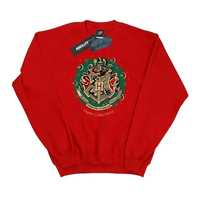 (3XL, Red) Harry Potter Mens Christmas Wreath Sweatshirt