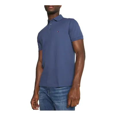 (Indigo, 2XL) Tommy Hilfiger Mens Polo Shirts Cotton T-Shirt