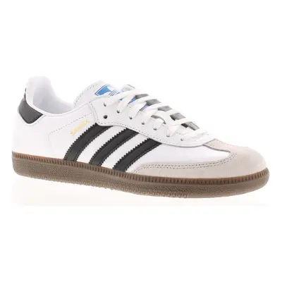 (White, (Adults')) Adidas Originals Samba Og Boys' Trainers UK Size