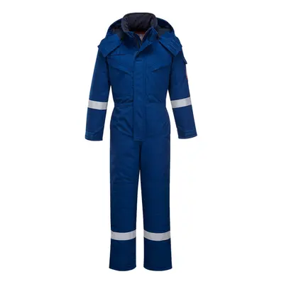 (Royal Blue, XL) Portwest FR Anti-Static Winter Coverall