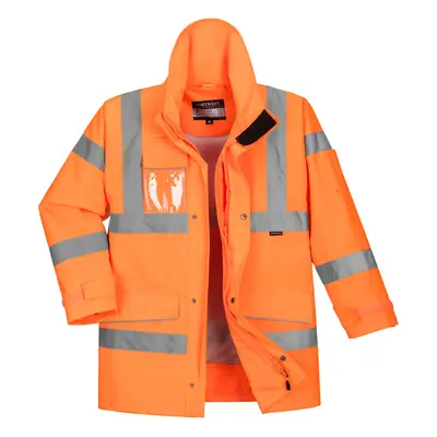 (Orange, XL) Portwest Hi-Vis Extreme Parka Jacket