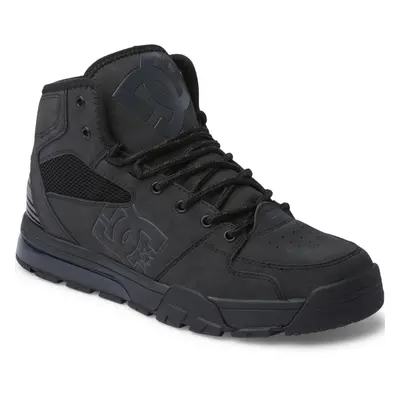 (8 UK, Black) DC Shoes Mens Versatile Mid Rise Leather Lace Up Outdoor Walking Boots - Black