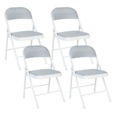 Set of Dining Chairs SPARKS Light Grey