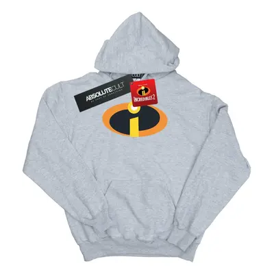 (XL, Sports Grey) Disney Womens/Ladies The Incredibles Costume Logo Hoodie