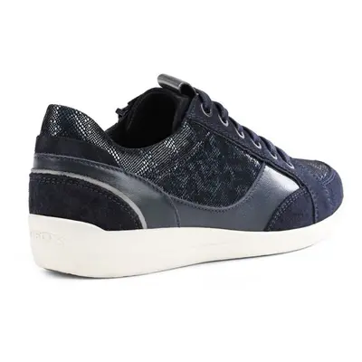 (Blue, (Adults')) Geox Myria Leather Women's Navy/Blue Trainers