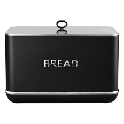 Tower Renaissance Bread Bin Large Kitchen T826175BLK (Black)