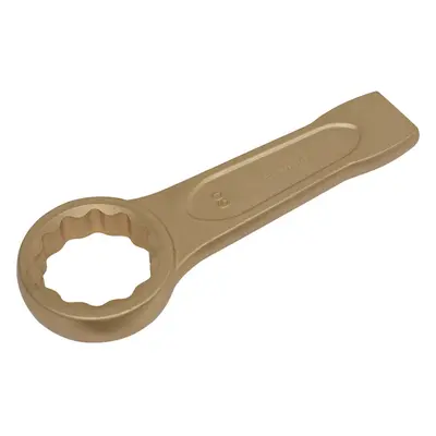 60mm Ring End Slogging Spanner - Non-Sparking - Short Profile Striking End