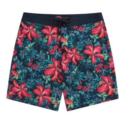 (6 UK, Red) Animal Womens/Ladies Nora Printed Recycled Boardshorts