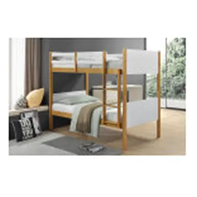 Diablo Bunk Bed With Ladder, Wooden Kids Bunk Bed, Solid Bed Frame