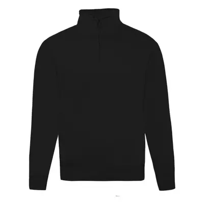 (4XL, Black) Russell Mens Authentic Quarter Zip Sweatshirt