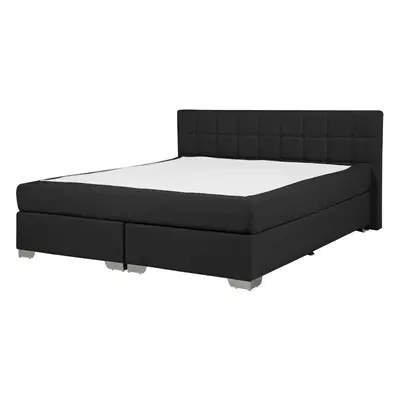 Continental Bed ADMIRAL x cm (EU Double) Fabric Black