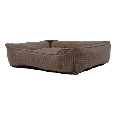 Ancol Brown Check Dog Mattress Soft Comfortable Machine Washable Pet Puppy Bed 78x90cm