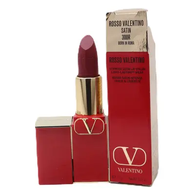 (300R Born In Roma (Satin)) Valentino Rosso Valentino Satin Lip Colour 0.12oz/3.4g New With Box