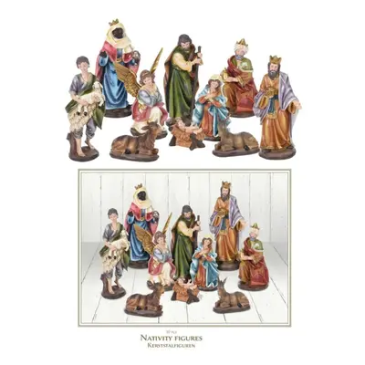 Ambiance Christmas Decoration Nativity Figures Set Piece Seasonal Decor