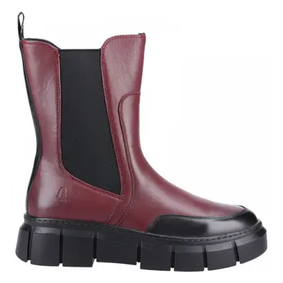 (5 (Adults')) Fleur | Bordeaux | Women's Leather Chelsea Boots