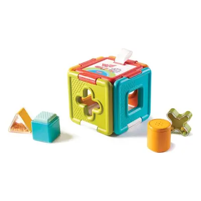 Tiny Love 2-in-1 Shape Sorter & Puzzle, Interactive Baby Toy, 6m +, Meadow Days