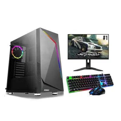 FCS Fast Gaming Intel Quad Core i5 8GB RAM 1TB HDD PC Bundle & Monitor