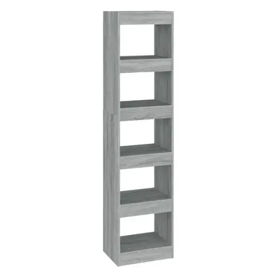 (grey sonoma) vidaXL Book Cabinet/Room Divider Bookcase File Storage Cabinet Multi Colours