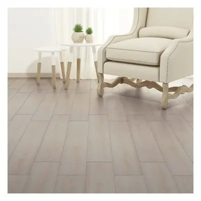 vidaXL Self-adhesive PVC Flooring Planks 5.21 m? mm Oak Classic White Tile