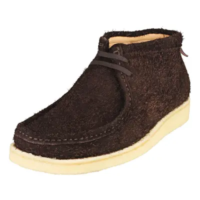 Ted Baker Mihcky Mens Moccasin Boots in Brown Chocolate - Size UK