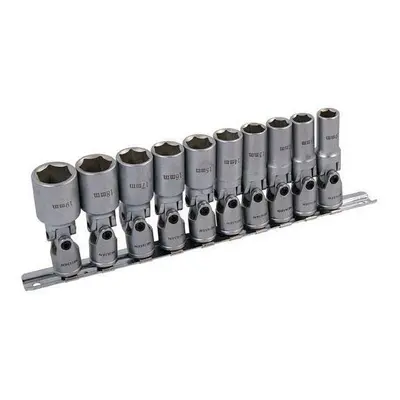 10pc Sockets With Universal Joints Deep 3/8in. Drive 10-19mm (Neilsen CT2108)