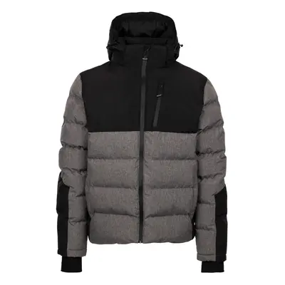 (XS, Grey Marl) Trespass Mens Padded Jacket Hooded Delabole