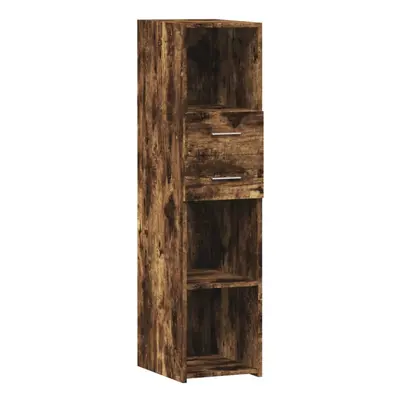 (smoked oak) vidaXL Highboard Sideboard Cabinet Storage Cupboard Brown Oak Engineered Wood