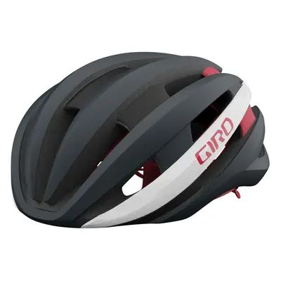 (S - CM, Matt Portaro Grey / White / Red) Giro Synthe MIPS II Road Helmet