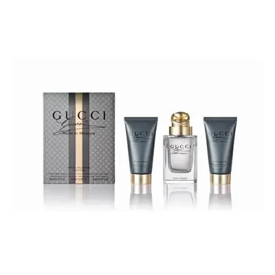 Gucci Made To Measure Pcs Travel Set For Men: Oz Edt Sp + 1.7 Aftershave Balm + 1.7 Shower Gel