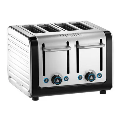 Dualit Architect Slot Black Body With White Panel Toaster