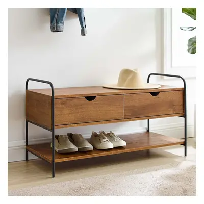 Modern Drawer Shoe Storage Rack Bench