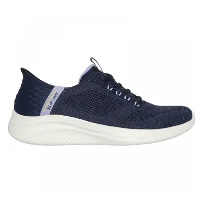 (6 (Adults')) Ultra Flex 3.0 Easy Step | Navy/Lavender | Womens Slip Ins Trainers