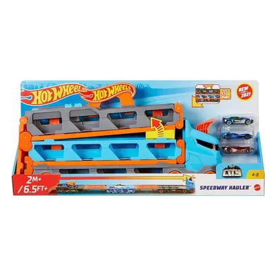 Hot Wheels Multicolour Speedway Hauler Play Set