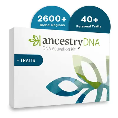 AncestryDNA + Traits: Genetic Ethnicity + Traits Test, AncestryDNA Testing Kit with 35+ Traits, 