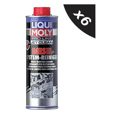 Liqui Moly Pro-Line JetClean Diesel Injector Cleaner Fuel System Cleaner 6x500ml