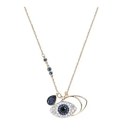 Swarovski Symbolic Evil Eye Pendant, Blue, Mixed metal finish