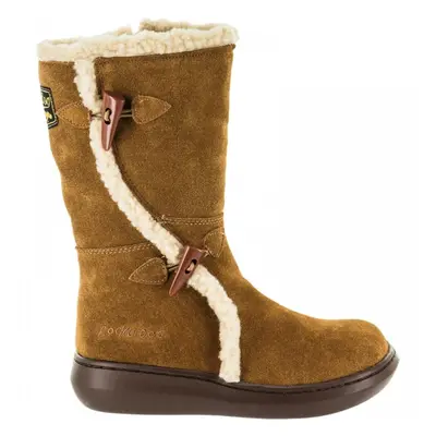 (3 (Adults')) Slope | Chestnut | Ladies Warm-Lined Mid-Calf Boots