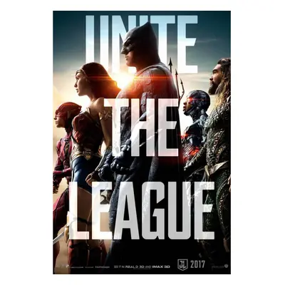 Justice League Original Movie Poster Unite The League Advance Style