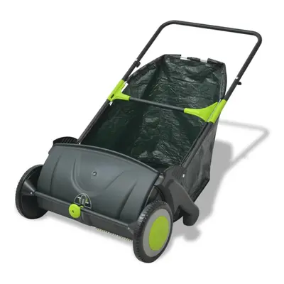 vidaXL Outdoor Garden Power Lawn Sweeper Leaf Grass Collector Remover L