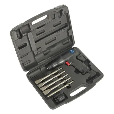 Composite Air Hammer Kit - Long Stroke - Steel Chisels - Storage Case