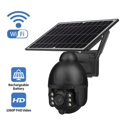 (WIFI) 4G/WIFI Version HD 1080P Solar Camera PIR Human Body Sensor Two-way Voice Night Vision Cl