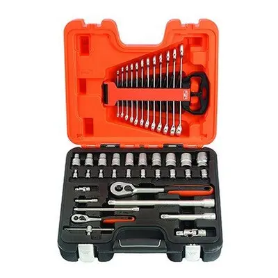 Bahco S410 Socket & Spanner Set of Metric 1/4in & 1/2in Drive