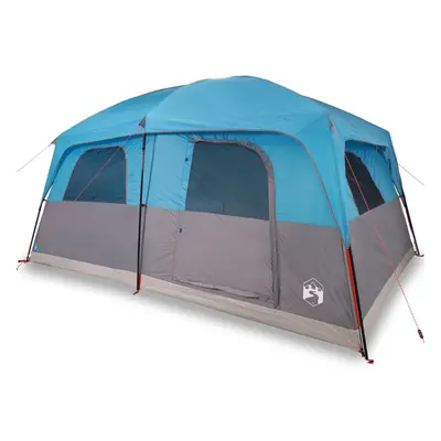 (blue) vidaXL Family Tent Cabin 10-Person Camping Tent Lightweight Tent Waterproof