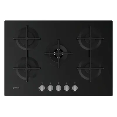 Indesit ING 72T/BK 73cm Gas Hob - Black