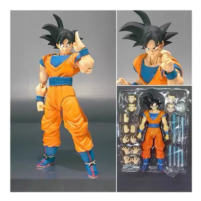 Dragon Ball Z S.H.Figuarts Son Goku Legendary Goku Anime Super Saiyan Awaken Battle Damage