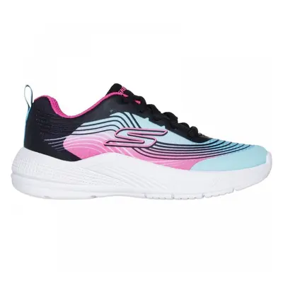 (13.5 (Children's)) Microspec Advance | Aqua/Purple | Girl's Sporty Mesh Trainers